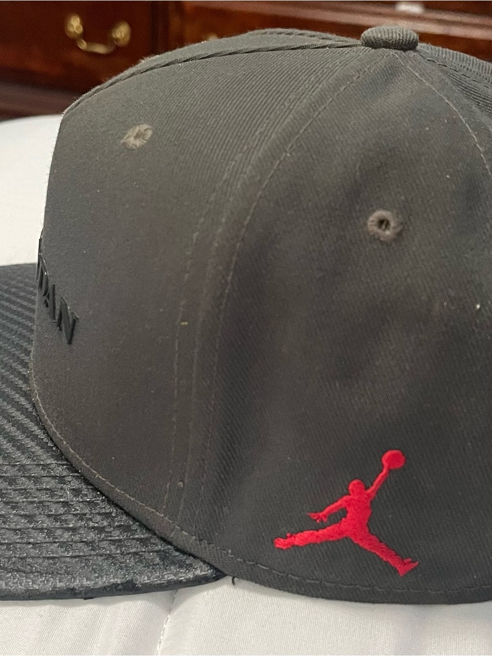 Air Jordan Black Snapback Hat View 4